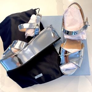 Prada calzature donna platform wedge sandal